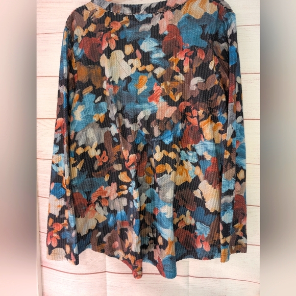 EUC Northern Reflections BEAUTIFUL 🤩 long sleeve waffle knit Size XXL - Picture 2 of 5